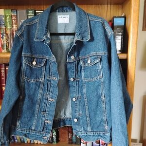 Old Navy Denim Jean Jacket Cotton XL